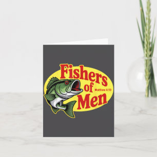 Christliche Angler Fischer von Menschen Matthäus 4 Karte
