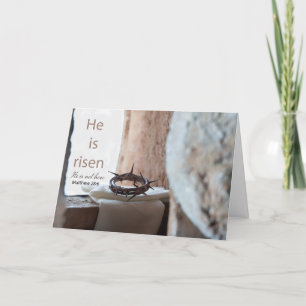 Christliche Auferstehungskarte Feiertagskarte