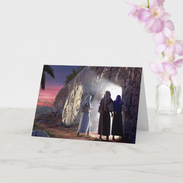 Christliche Auferstehungskarte Karte (Orchidee)