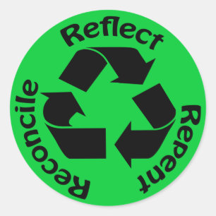 Christliche Aufkleber in Einklang bringen