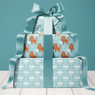 Christliche Babyparty für einen Jungen - Religiös Geschenkpapier Set