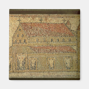 Christliche Basilika, Mosaikbelag, römische Epoche Magnet