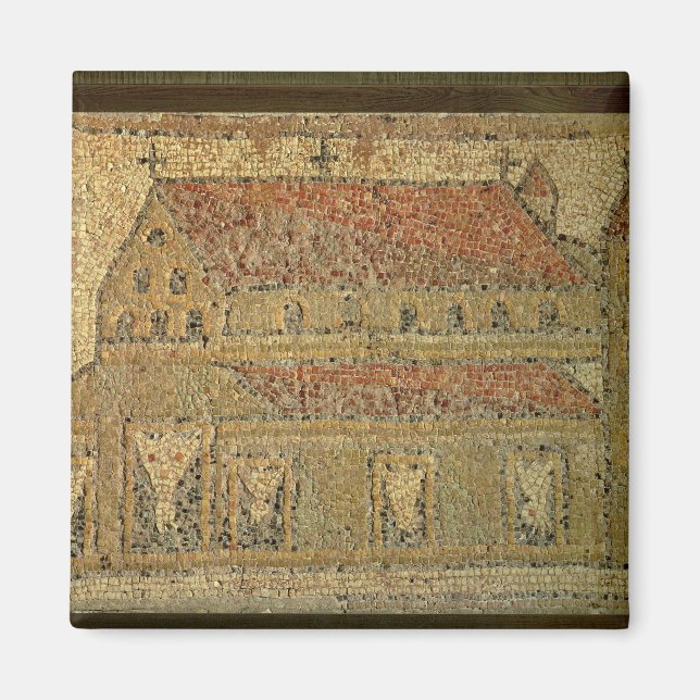 Christliche Basilika, Mosaikbelag, römische Epoche Magnet (Vorne)