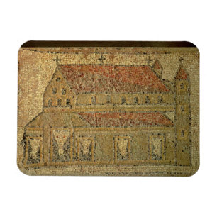 Christliche Basilika, Mosaikbelag, römische Epoche Magnet