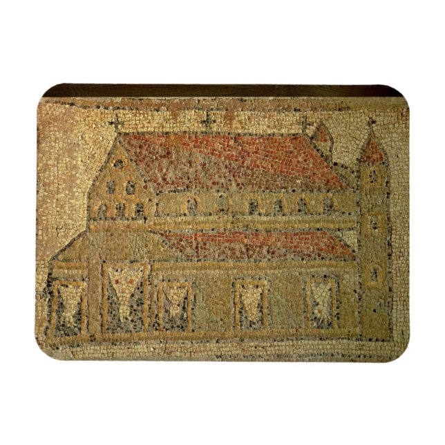 Christliche Basilika, Mosaikbelag, römische Epoche Magnet (Horizontal)