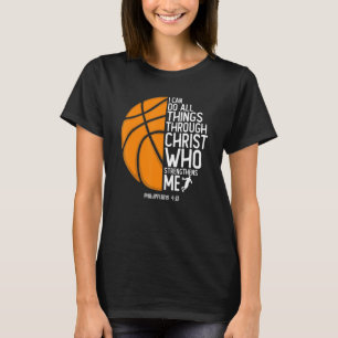 Christliche Basketball Philippinen 413 Ich kann al T-Shirt