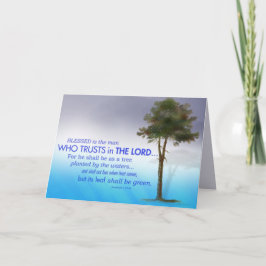 Christliche Begrüßung Karte