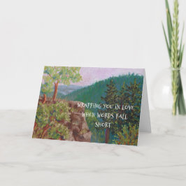 Christliche Beileid-Klippe Karte