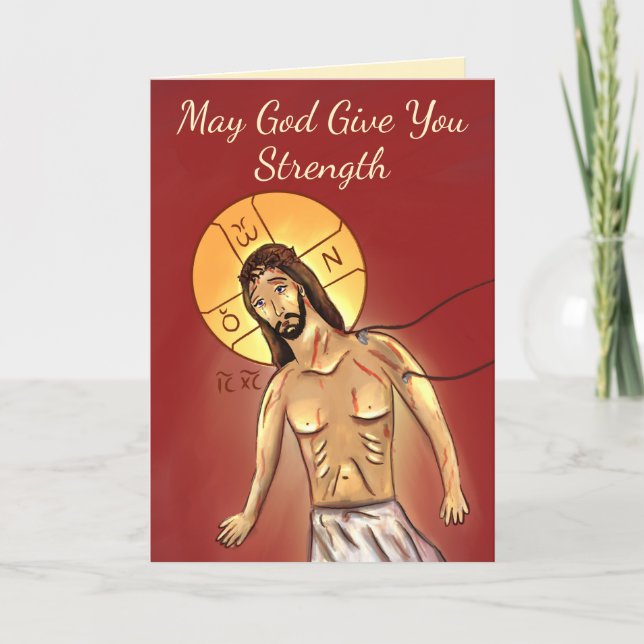Christliche Beileidskarte Karte (Vorderseite)