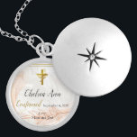 Christliche Bestätigung Kreuz und Taube Personalis Medaillon<br><div class="desc">Ein wunderschönes Geschenk für das neue bestätigt! Personalisieren Sie Ihre Daten mit Ihren Daten,  einschließlich der Auswahl von Schriftart,  Farben,  Größen und Platzierung.</div>