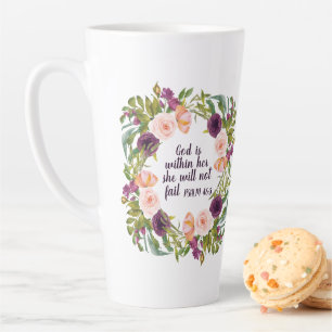 Christliche Bibel Gott ist in ihr Milchtasse