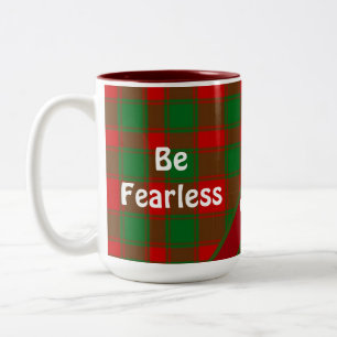 Christliche Bibel Inspiration Büffel Tartan Karier Zweifarbige Tasse