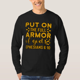 Christliche Bibel Motivation Rüstung Gottes Ephese T-Shirt