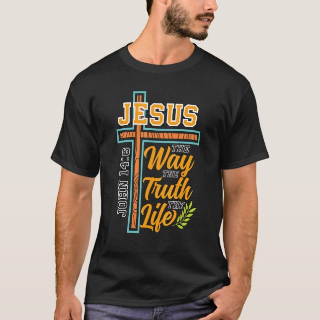 Christliche Bibel Verse Glaube Follower T-Shirt (Vorderseite)