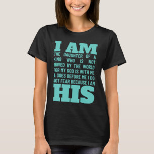Christliche Bibel Verse Glaube Gott Daughte T-Shirt