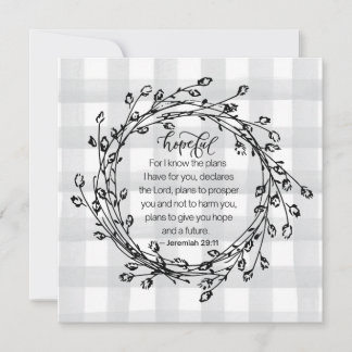 Christliche Bibel Verse Inspiration Karte