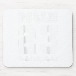 Christliche Bibel Verse Psalm 23 Der Herr ist mein Mousepad