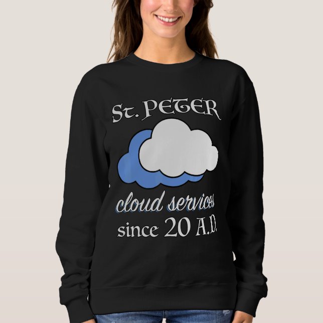 Christliche Bibel Verse Saint Peter Weather Sweatshirt (Vorderseite)