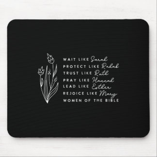 Christliche Bibelfrauen glauben Christlich Mousepad