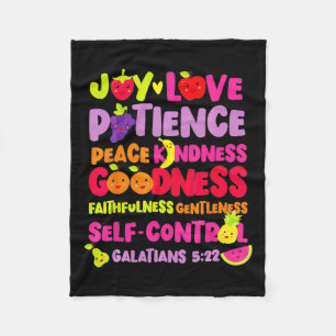 Christliche Bibelfrucht des Geistes Jesu Fleecedecke