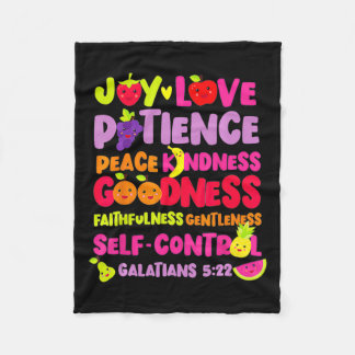 Christliche Bibelfrucht des Geistes Jesu Fleecedecke