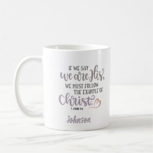 Christliche Bibelschrift Kaffeetasse