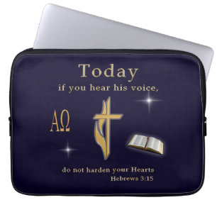 Christliche Bibelschrift Laptopschutzhülle