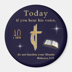 Christliche Bibelschrift Magnet