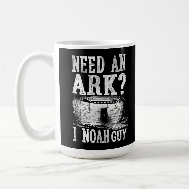 Christliche Bibelverse brauchen eine Arche? I Noah Kaffeetasse (Links)