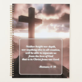 Christliche Bibelverse Gold Spiralplaner Planer