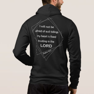 Christliche Bibelverse: Ich werde mich nicht davor Hoodie