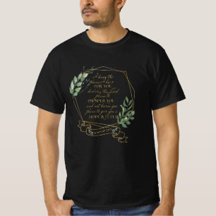 Christliche Bibelverse Jeremiah 29 11 T-Shirt