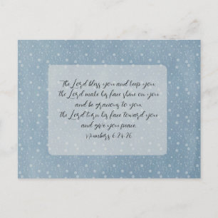 Christliche Bibelverse Kunst Postkarte