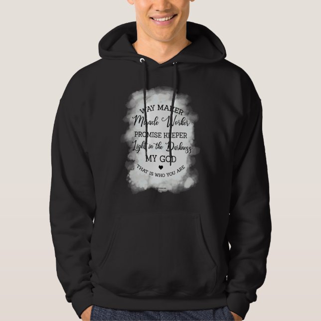Christliche Bibelverse Religiöse Kirche Goth 2 Hoodie (Vorderseite)