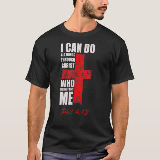 Christliche Bibelverse Zitat Jesus Christus Philip T-Shirt