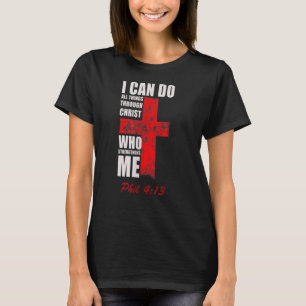 Christliche Bibelverse Zitat Jesus Christus Philip T-Shirt