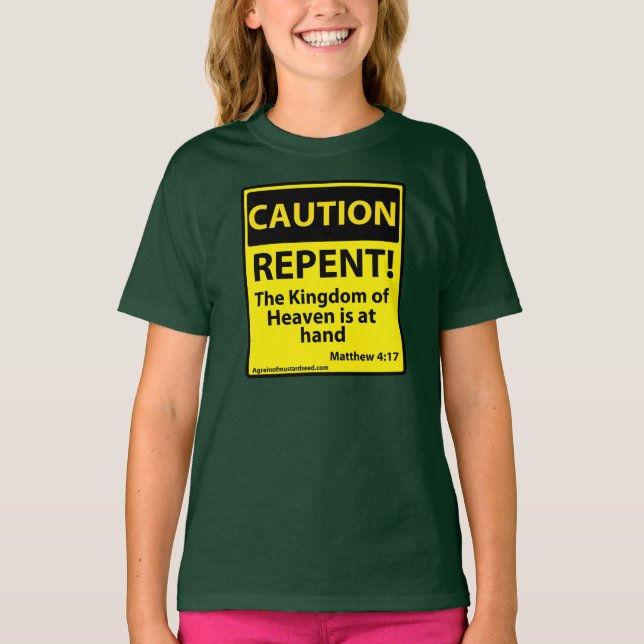 Christliche Bibelzitate T-Shirt (Vorderseite)