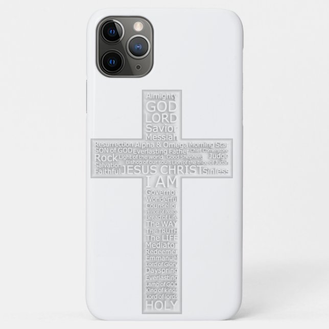 Christliche biblische Namen Jesu Christi Case-Mate iPhone Hülle (Rückseite)
