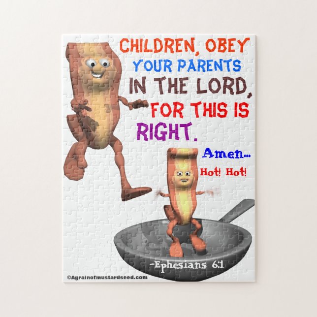 Christliche Biokotierungen Puzzle (Vertikal)