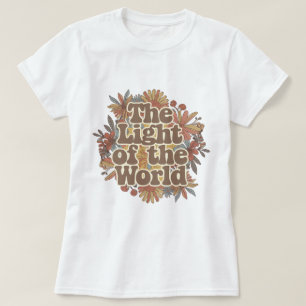 Christliche Blume Das Licht der Welt T-Shirt
