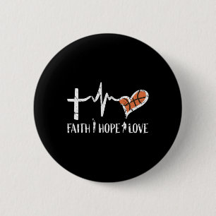 Christliche Bysketbyll gibt Teen Boys Girls Men Wo Button