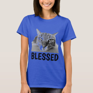 Christliche CAT-T - Shirt, BLESSED T-Shirt