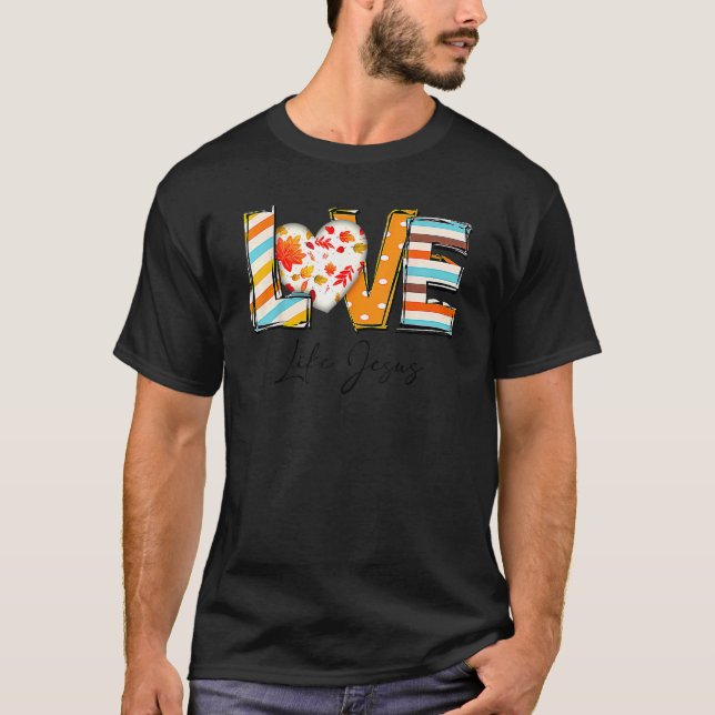 Christliche Cheetah Leopard Liebe wie Jesus Thanks T-Shirt (Vorderseite)