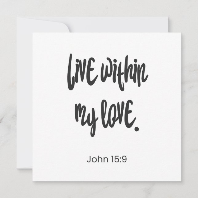 Christliche Christliche Einladungen nach Postkarte (Vorderseite)