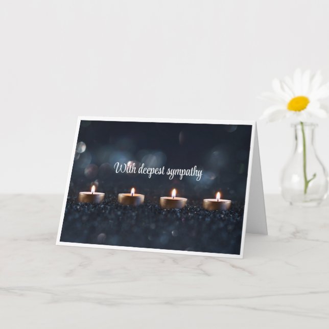 Christliche Condolence Card Karte (Kleine Pflanze)