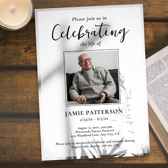 Christliche Cross-Feier zum Foto des Lebens Beerdi Einladung (Von Creator hochgeladen)