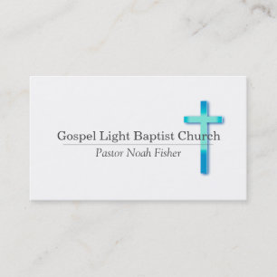 Christliche Cross Pastor Christianity Card Visitenkarte