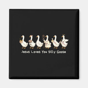 Christliche Dumme Gans Jesus Liebt Dich Christlich Magnet