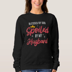 Christliche Ehefrau der Frau, gesegnet von Gott, v Sweatshirt