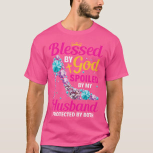 Christliche Ehefrau Jesus gesegnet von Gott verwöh T-Shirt